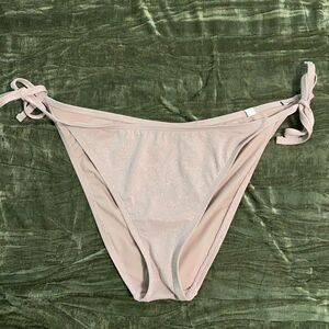 Side Tie bikini pink Swim Bottoms XL